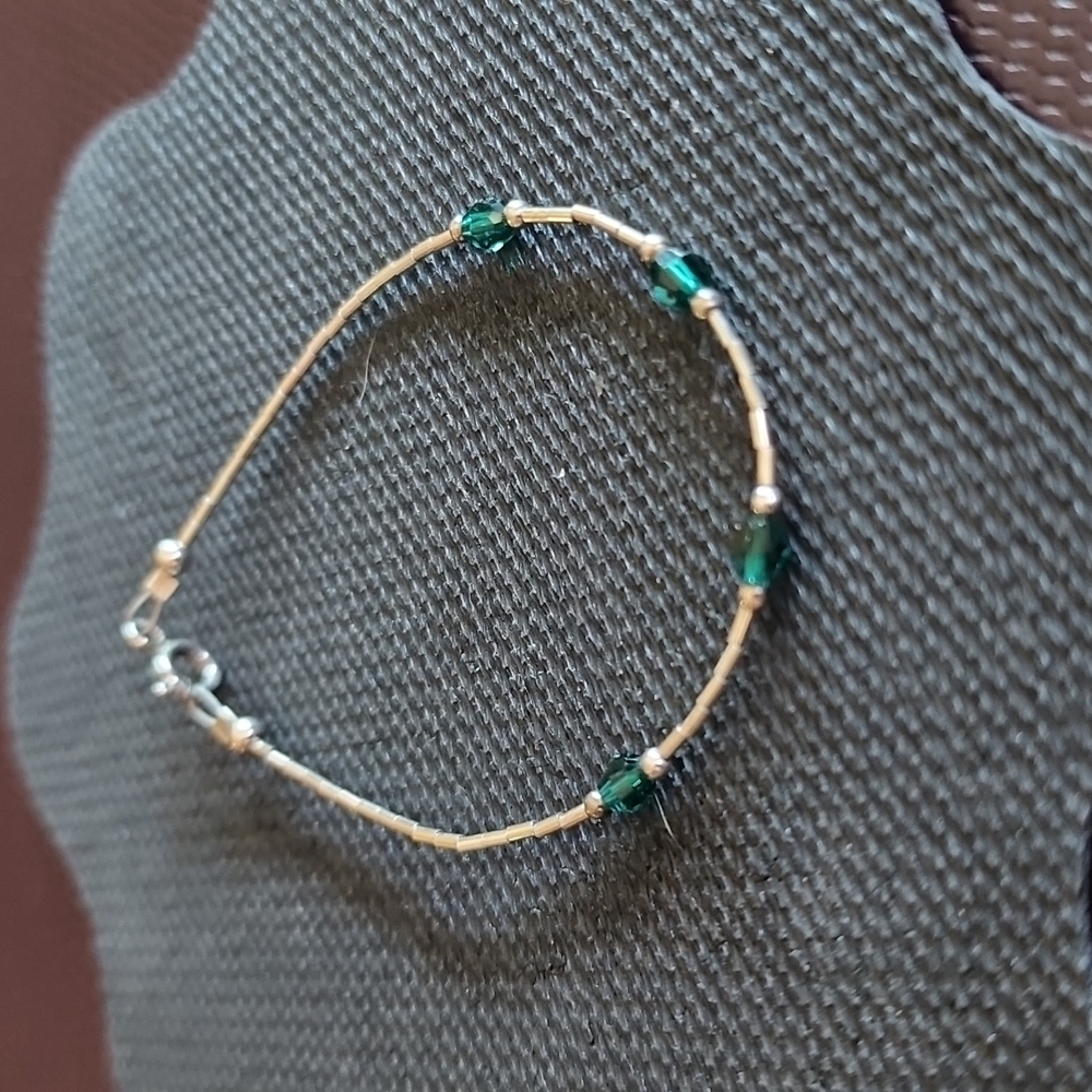 Sterling Silver Beaded Bracelet